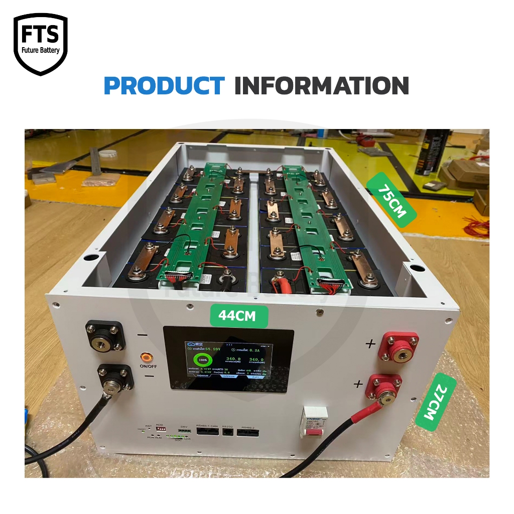 กล่องประกอบแบตเตอรี่ LFP 280-340Ah 16ก้อน ครบชุด