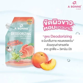 A bonne ❤ Silky salt scrub เอ บอนเน่ เกลือสครับ ขัดผิวขาว กระจ่างใส มี 4 สูตรให้เลือก ไม่บาดผิว