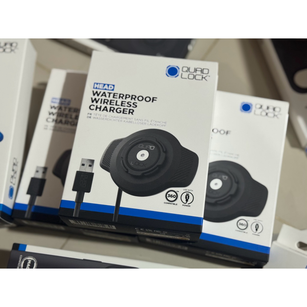 New Quad Lock® Weatherproof Charging Head หัวชาร์จไร้สายกันน้ำ IP66