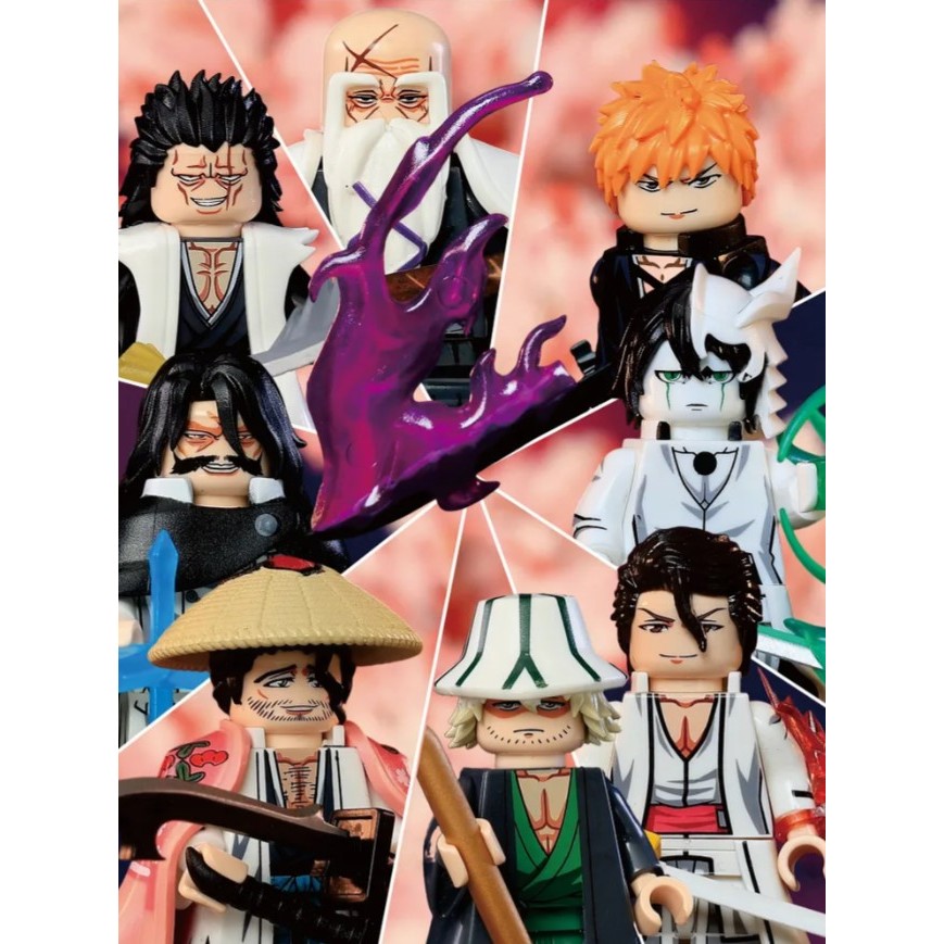 (พร้อมส่ง) มินิฟิกเกอร์ Bleach เทพมรณะ Anime บล็อคตัวต่อ WM6164