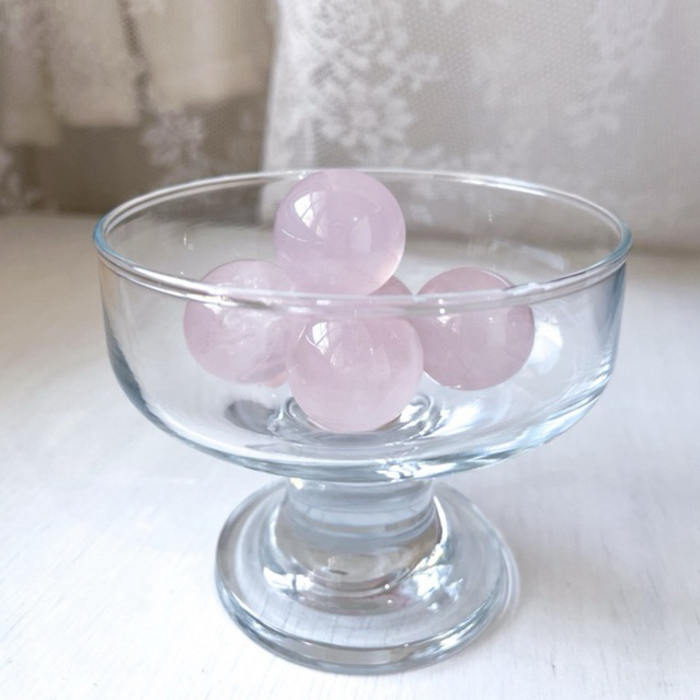 Rose Quartz sphere | โรสควอทซ์ทรงกลม
