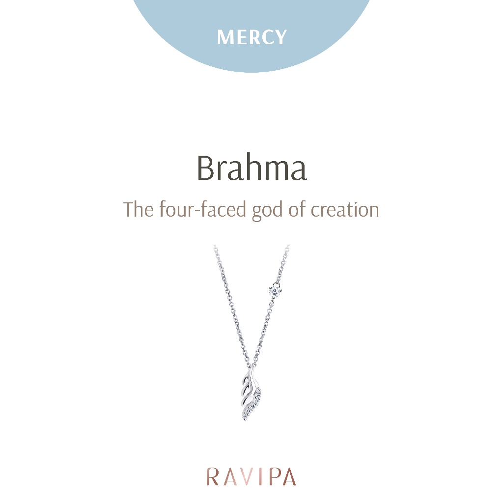 Ravipa | The Four-Face Swan Wing Necklace - สร้อยคอ