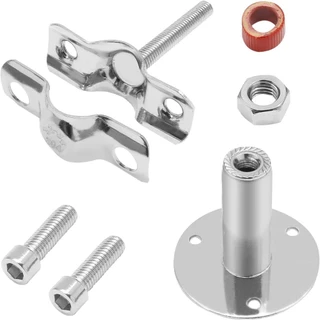แคล้มป์รัดท่อ สแตนเลส stainless steel bracket clamp ปรับได้ 30-50 มม. อุปกรณ์คลิปหนีบท่อน้ํา สเตนเลส 304 เข็มขัดรัดท่อ