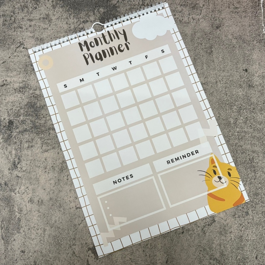 Planner A3 ✘2026 ปฏิทินโปสเตอร์ ✘ ปฏิทินผนัง 2569  Calendar DIY