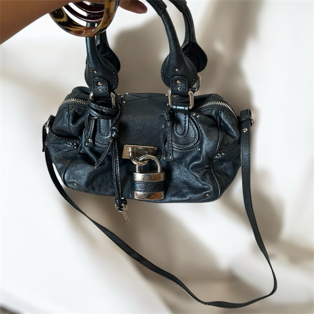 I'm Pre-loved  Chloe Paddington Mini 2-Way Bag – Electric Blue ⚡️ 💯 Auth