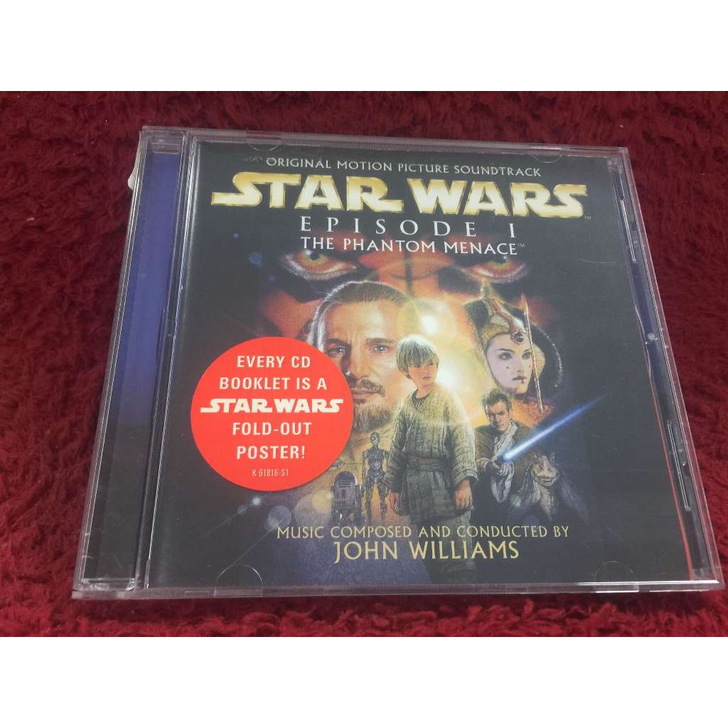 CD John Williams – Star Wars - Episode I: The Phantom Menace สภาพตามรูปปก ZA149-122