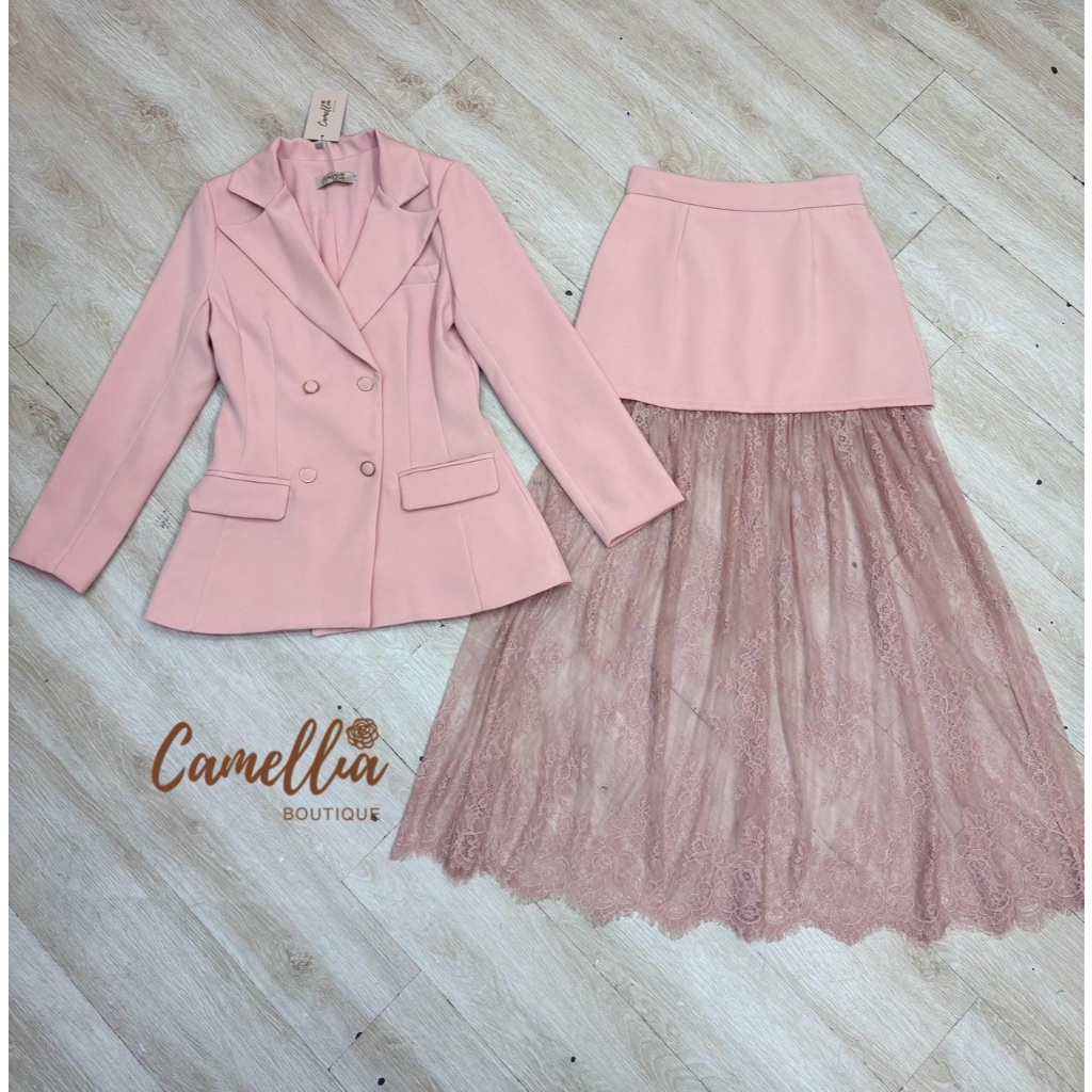 CAMELLIA   Setเสื้อBlazerสีชมพู