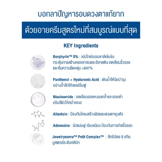 Medi Jewelry Eye Cream The Wrinkle Petit Shot อายครีม ช่วยจัดการปัญหาผิวรอบดวงตาและร่องแก้ม