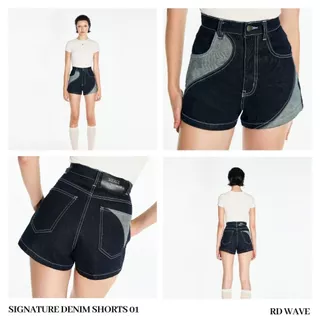 Merge Official - Signature Denim Shorts 01 (พร้อมส่ง)