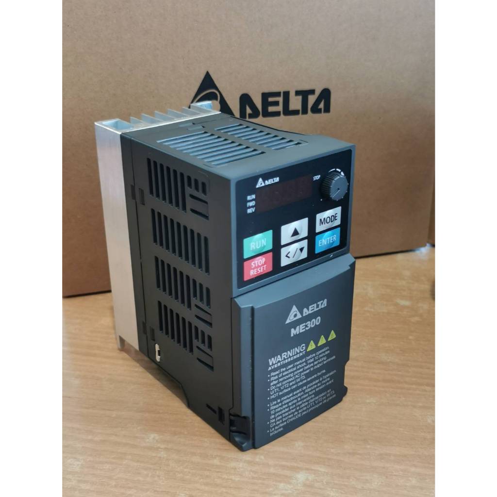 DELTA INVERTER ME300 1HP VFD4A8ME21ANNAA 0.75KW. 1PH