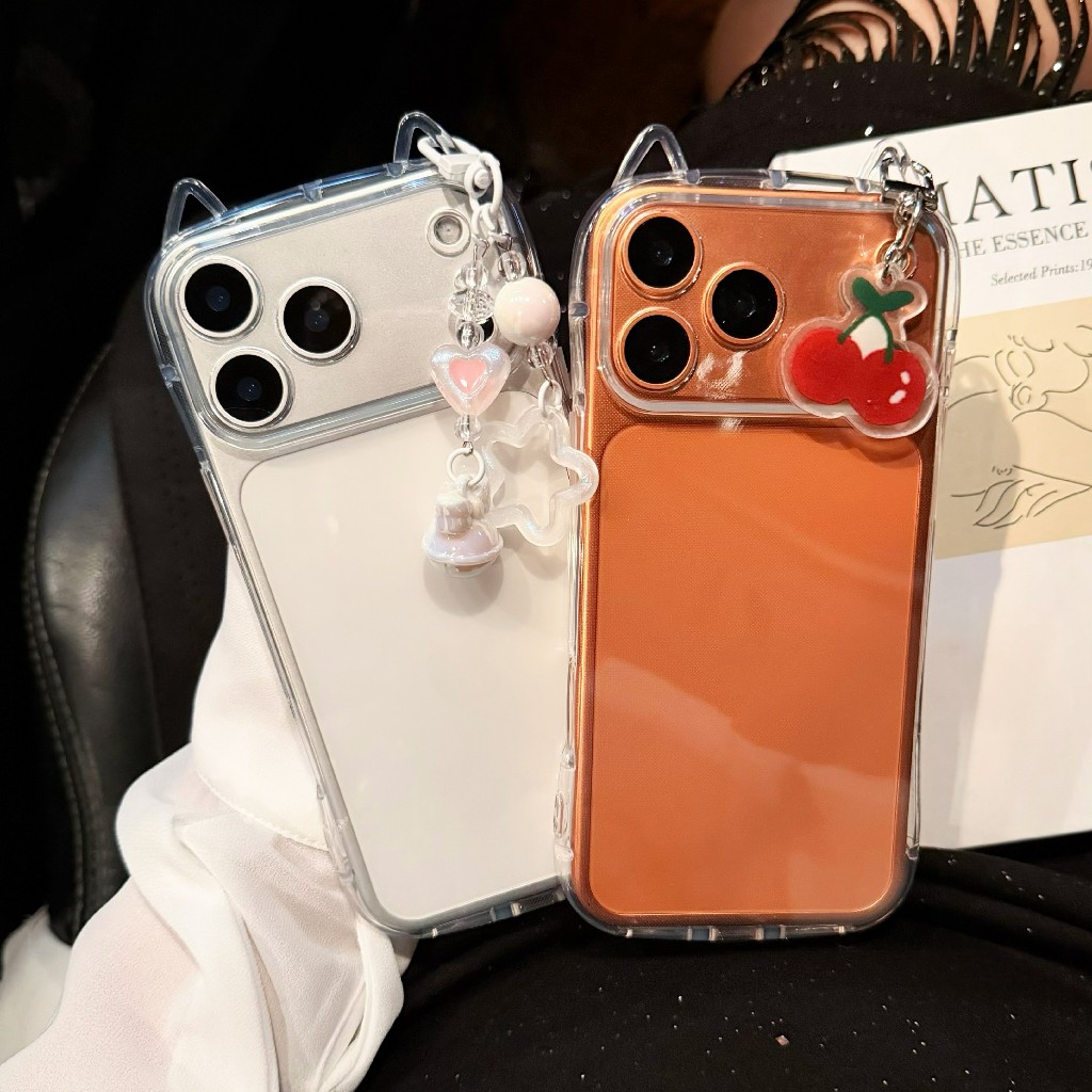 case 17promax เคสใสหูเเมว เคสนิ่ม สำหรับ ไอโฟน 17 pro max 17pro 17promax 17air for iphone17/pro/max
