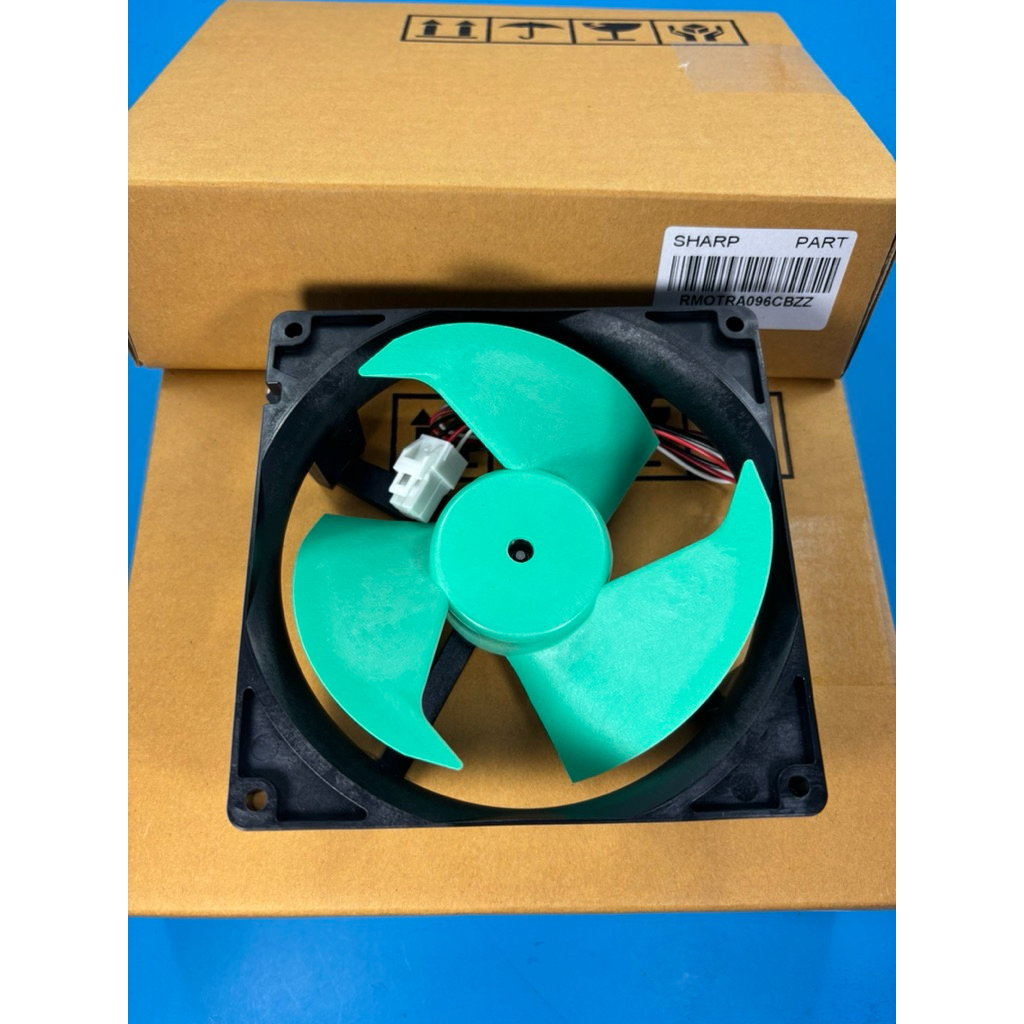 ST5032 SHARP RMOTRA096CBZZ # AP-210 พัดลมตู้เย็น 12.5 X 12.5 CM. DC15V/0.28A  5A14B72 # FBA12J15V ใช