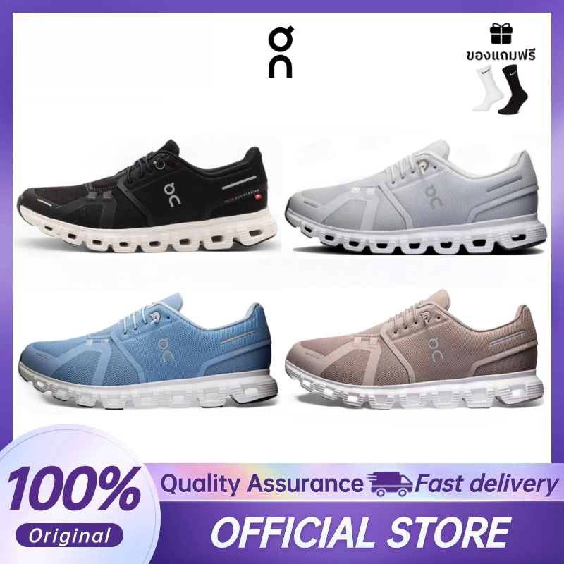 🚛จัดส่งฟรี🚛On Cloud 6 (3ME10101002/3ME10102531) รองเท้าผ้าใบ วิ่ง ออกกำลังกาย ของแท้ 💯%Running shoes