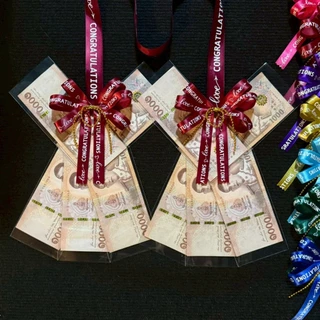 พวงมาลัยใส่เงิน ของขวัญรับปริญญา ของขวัญปัจฉิม สินค้าพร้อมจัดส่ง
