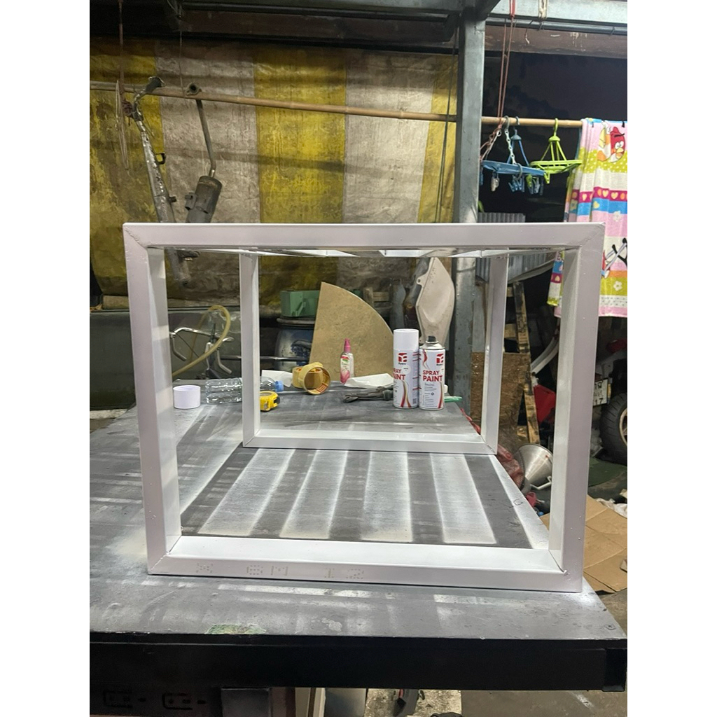 โครงโต๊ะเหล็ก ขาโต๊ะเหล็ก DIY ทำจากเหล็กกล่อง 2x1 นิ้ว ชุบกัลวาไนซ์ กันสนิม แข็งแรง
