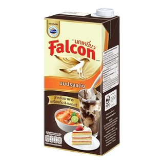 Exp: 05/12/2026 (ยกลัง) Falcon ตรา นกเหยี่ยว ผลิตภัณฑ์นม สำหรับปรุงอาหาร เครื่องดื่ม & เบเกอรี่ ขนาด 1000มล.x12กล่อง