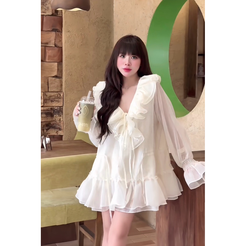 |       : มินิเดรสดูดีมีราคา ชุดที่ใส่แล้วยกระดับลุคให้ดูแพงทันที! งานบุญ งานบวช งานคาเฟ่ เอาอยู่หมด ราคา ถูกที่สุด ดีลบีเคเค แกลเลอรีภาพที่ 4