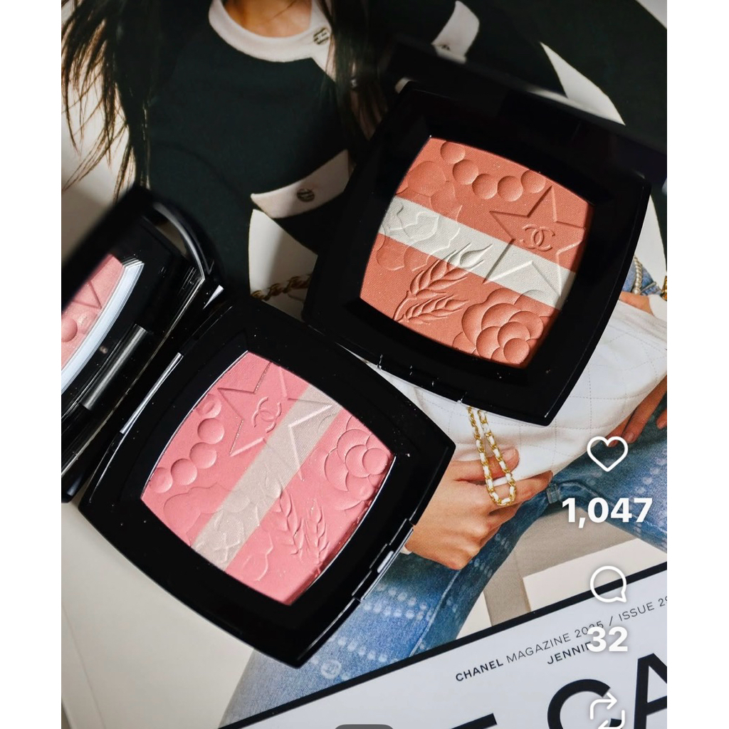 chanel les signes de chanel illuminating poudre blush limited