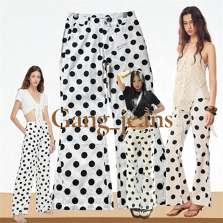 Gang_jeans(Mo)กางเกงยีนส์ขายาว ลายPokadot มีไซส์ S,M,L