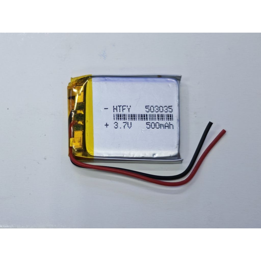 แบตเตอรี่3.7v 500mah.（503035）