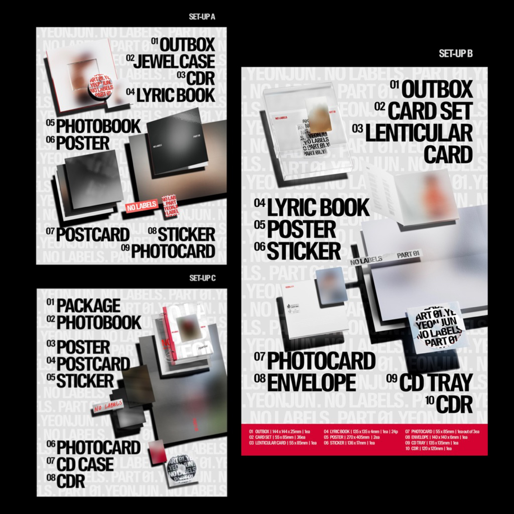 ꒰ PRE-ORDER ꒱ YEONJUN ALBUM - NO LABELS: PART 01