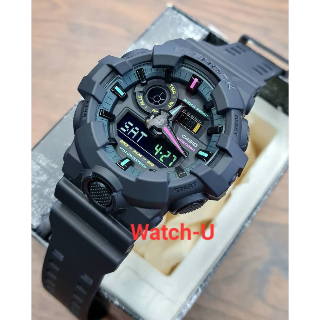 นาฬิกาข้อมือผู้ชาย Casio G-SHOCK GA-700 รุ่น GA-700MF-1A / GA-700MF-1