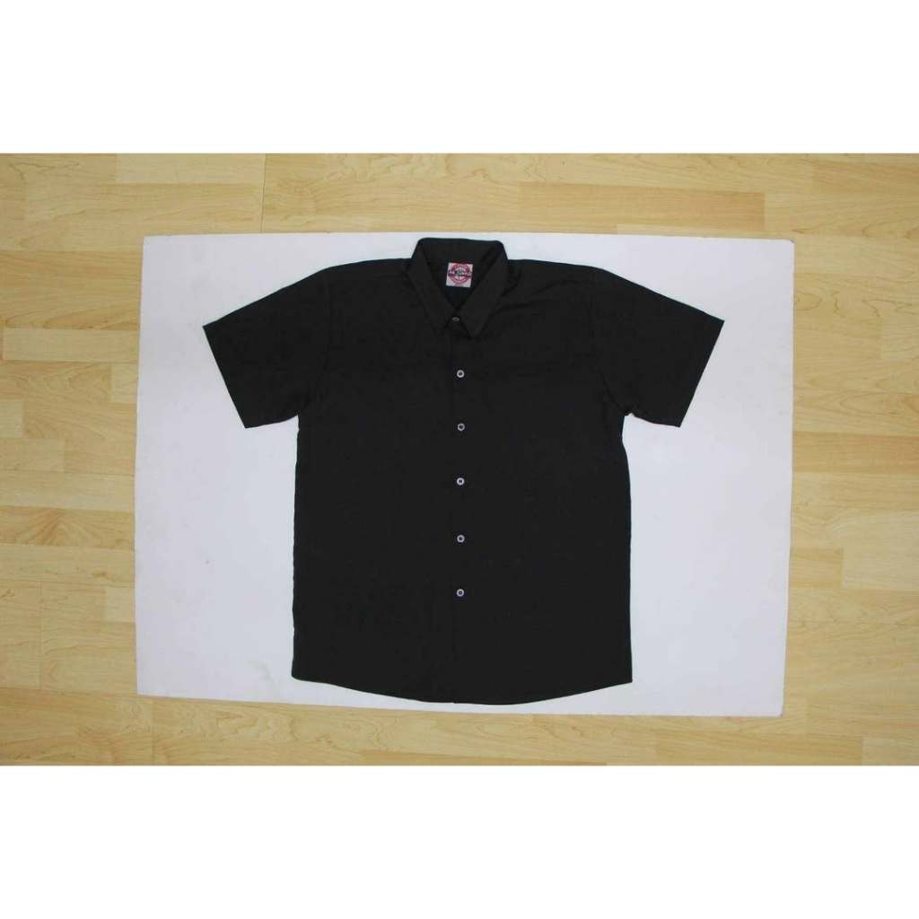 ⚡ ส่งฟรี⚡เสื้อเชิ้ต งานต่อลาย Mr-Junko ผ้านิ่มใส่สบายไม่ร้อน สีพื้นสีดำ
