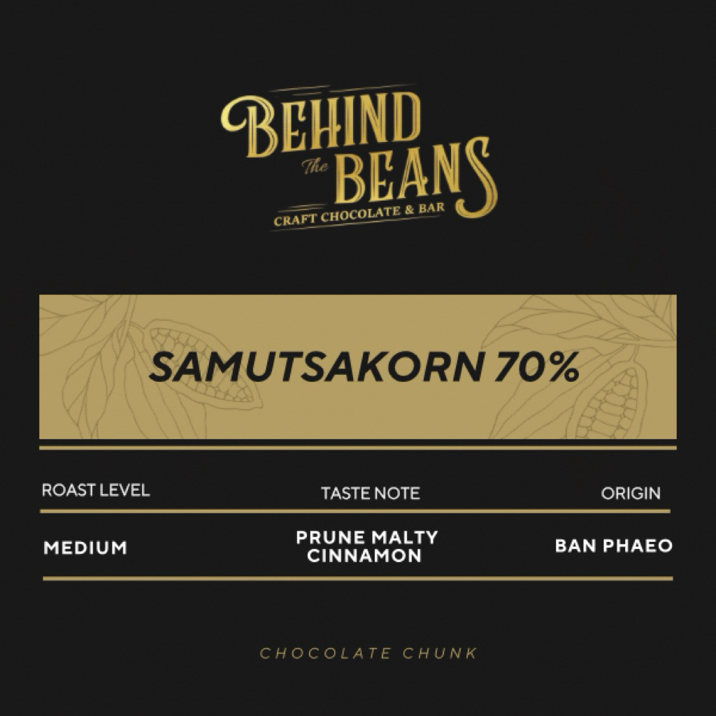 Samutsakorn 70% Chocolate Chunk (200g)