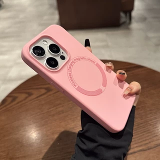เคสซิลิโคลนนิ่ม Magnetic Case For iPhone 15 14 13 12 11 Promax Pro Plus Air เคสไอโฟน เคสกันกระแทก