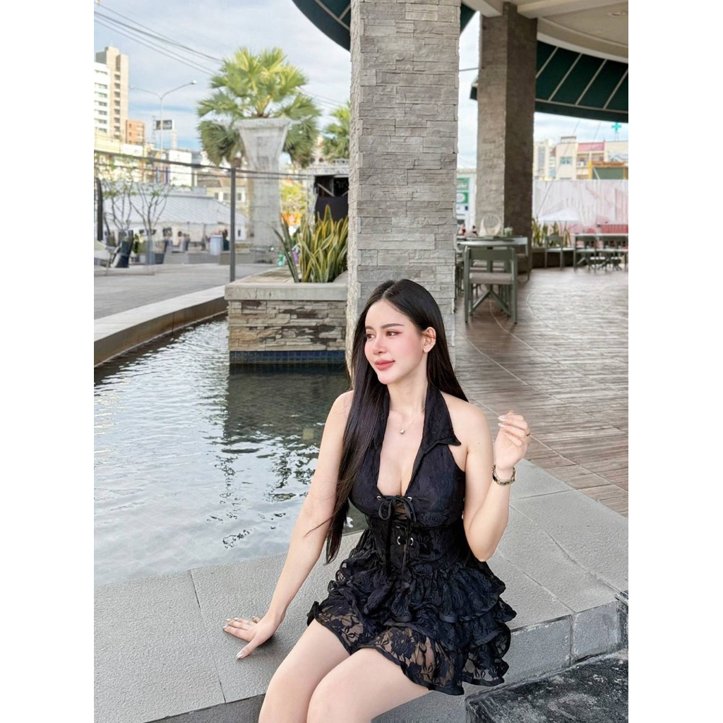 #by2a 💕❤️ꫛꫀꪝ  c o ll e c t i o n ✨💕  ลุคนี่  สวยไม่ไหวแล้ววว ผ้าลูกไม้ นำเข้าา   คอลใหม่สไตล์สาวโคเร