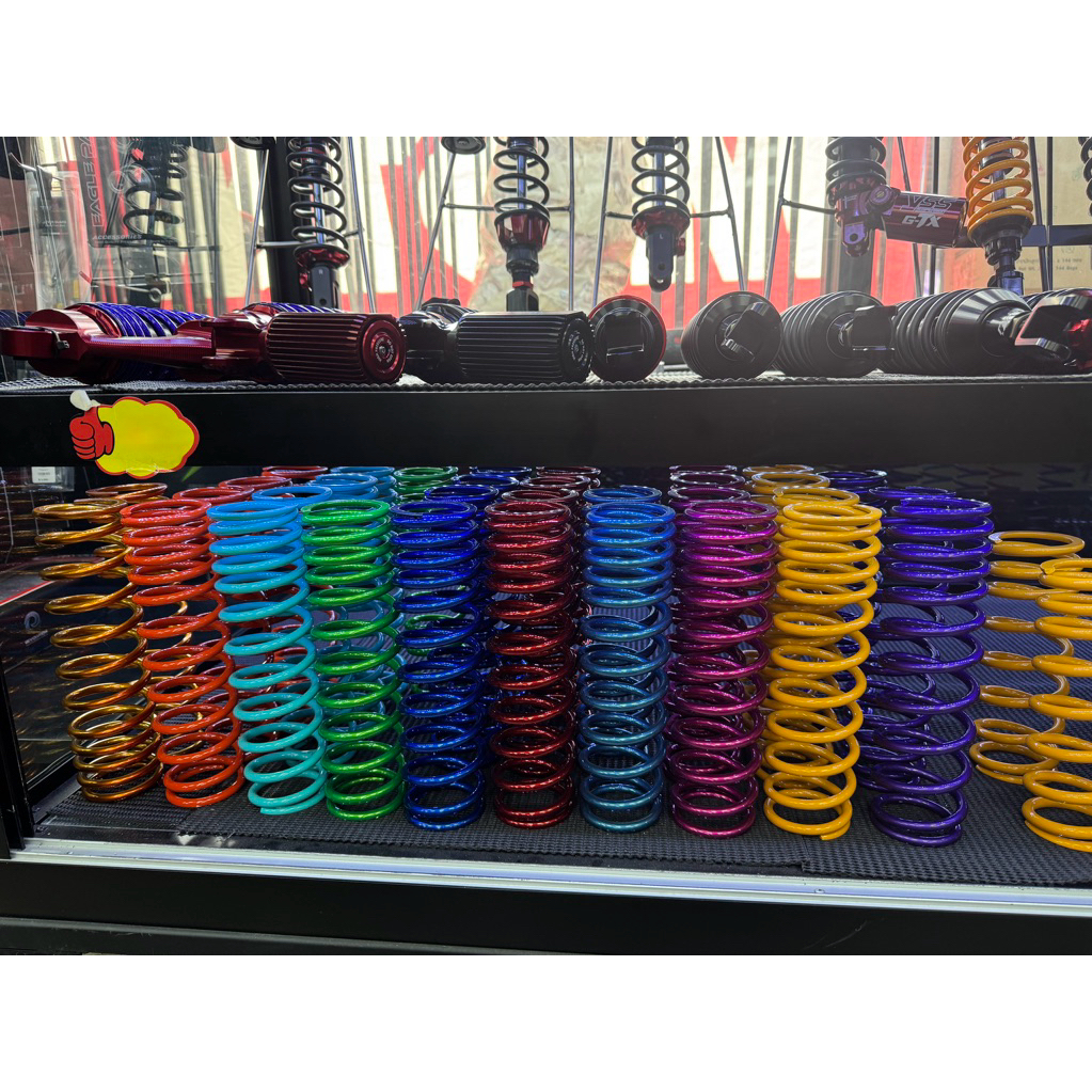 สปริงโช๊ค Profender/Zontes350E (ตัวนุ่ม) ทำสีPowder coad