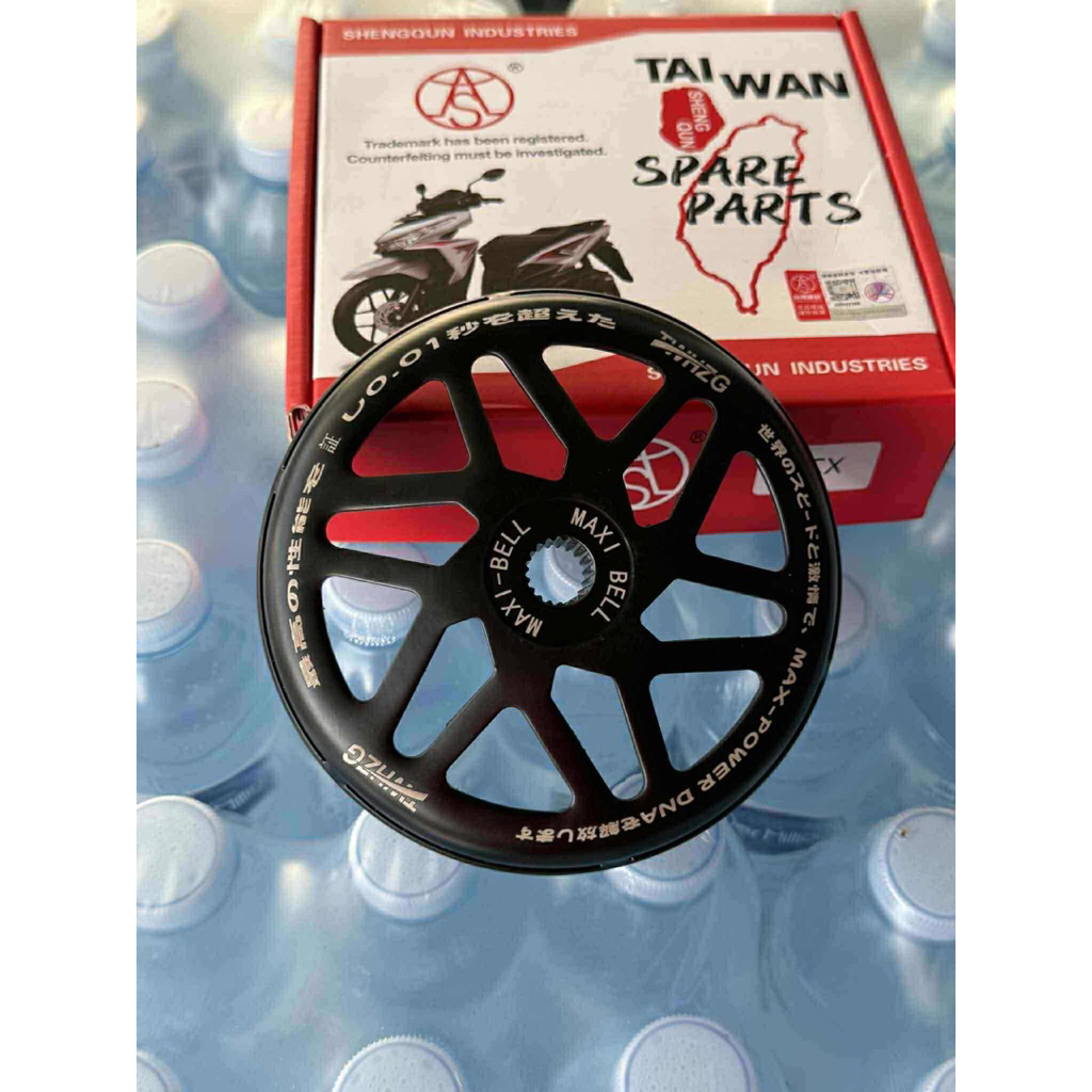 กระโหลกครัชหลังแต่ง Pcx150 Pcx160 Lead Giorno กระโหลกครัชหลังแต่ง กัดลายไล่เบา เจาะถ่วงบาลานซ์มาให้เ