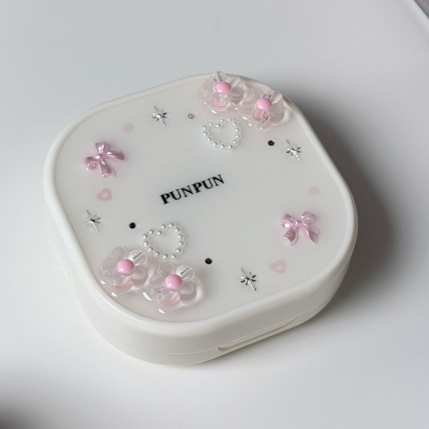 กล่องรีเทนเนอร์ ใส่ชื่อได้🌈 (งานเคลือบเรซิ่นค่ะ)