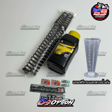 ชุดโหลดโช๊คหน้า SAJO (ซาโจ้) ของแท้ สำหรับรถ เวฟ125R/S/iบังลม,เวฟ110i,เวฟ125iปลาวาฬ,เวฟ125led,Lead,Giorno,PCX,Forza