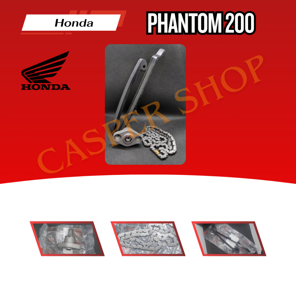 อะไหล่ phantom 200  ชุดโซ่ราวลิ้น แท้ Honda 100% [⚡️พร้อมส่ง⚡️]