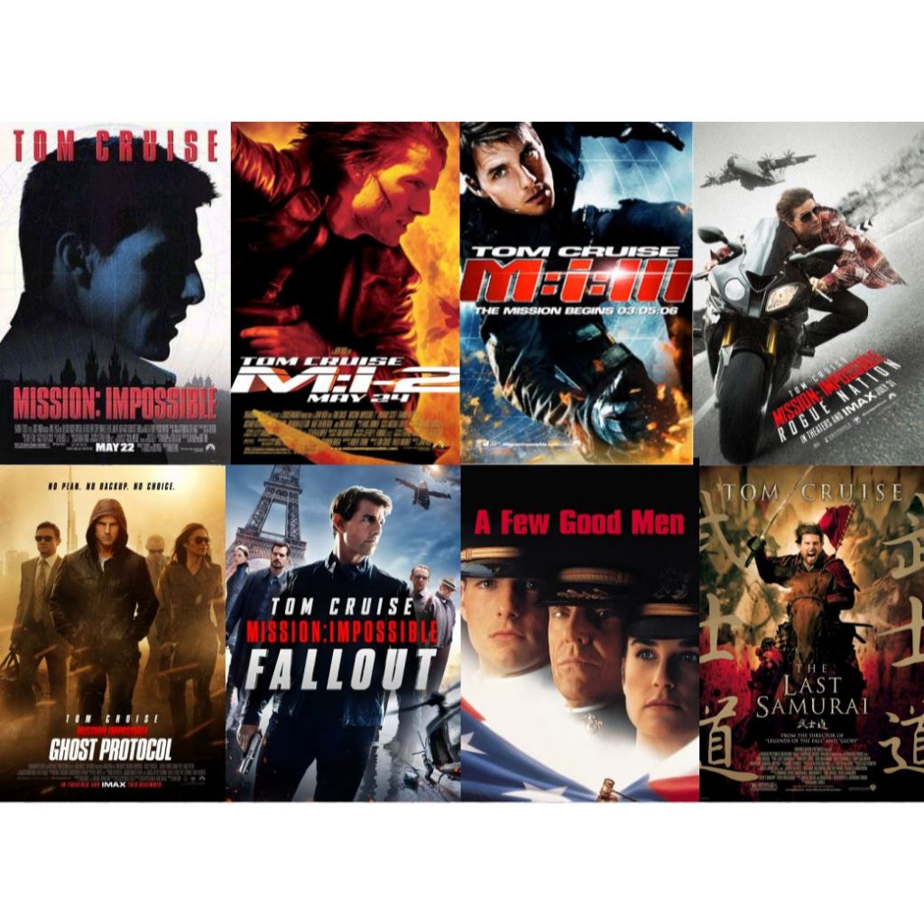 Flash Drive 64Gb Mission Impossible 1-6 Collection _A Few Good Men_The Last Samurai HD 1080p & 4K