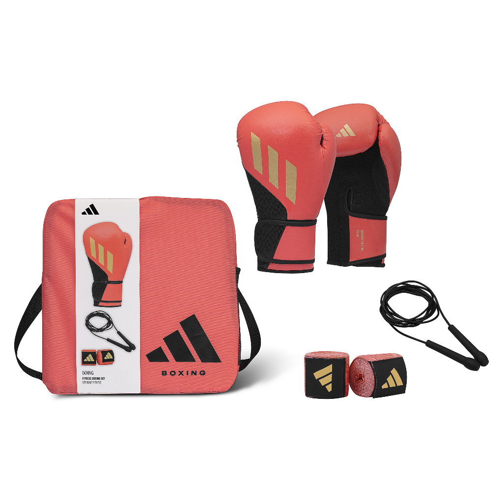 ชุดเซ็ทมวย adidas BOXING - นวม ผ้าพันมือ เชือกกระโดด และกระเป๋า