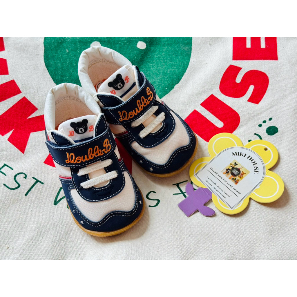 รองเท้า 🇯🇵Miki house (Double B)Sz.13cm มือสอง (ไม่มีกล่อง) พร้อมส่ง