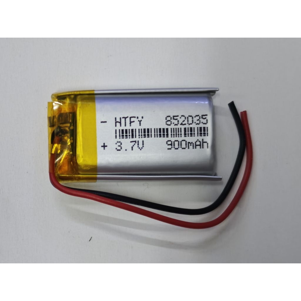 แบตเตอรี่3.7v 900mah.（852035）