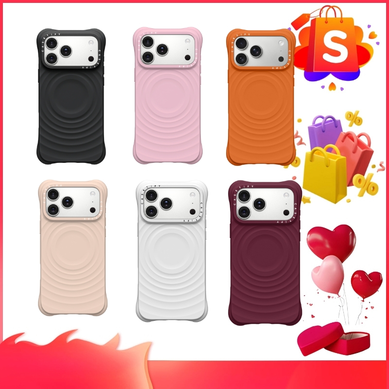 CASETIFY Ripple Case 17 เคสโทรศัพท์มือถือ เคสป้องกัน （ของแท้ 100%）