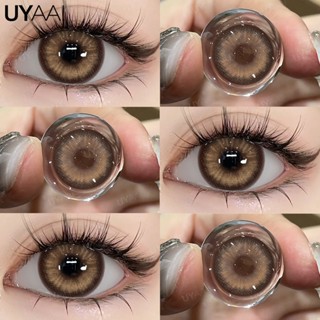 คอนแทค UYAAI 1 คู่คอนแทคเลนส์สี  Ballet Gaze รายเดือน ชุดคอน…