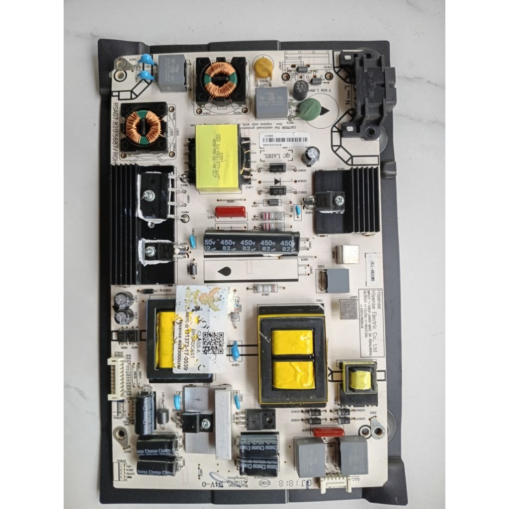 บอร์ดจ่ายไฟทีวี Hisense43นิ้ว รุ่น43N3000UWมือสองถอด