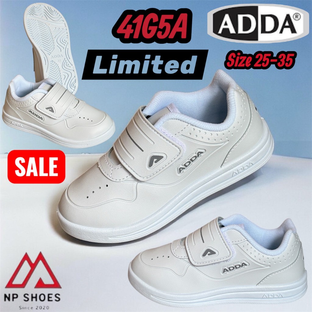 (ลูกค้าใหม่ราคา 1 บาท) ADDA รุ่นLimited GS-41G5A ลิขสิทธิ์แท้100% ผ้าใบรองเท้าพละอนุบาลเด็ก (มีใบเสร็จเบิกรร.ทุกคู่)