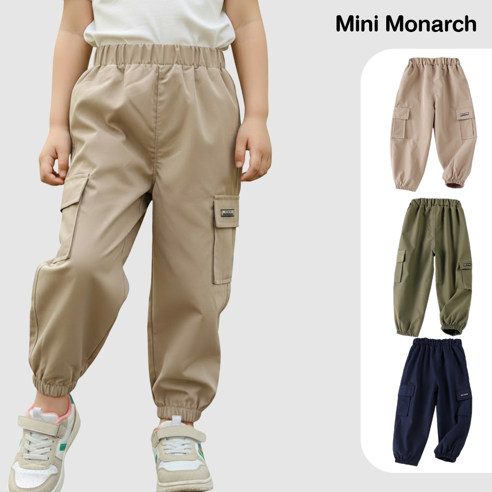 Mini Monarch กางเกงแฟชั่นเด็กผู้ชาย ลำลอง ใส่ได้ทุกวัน