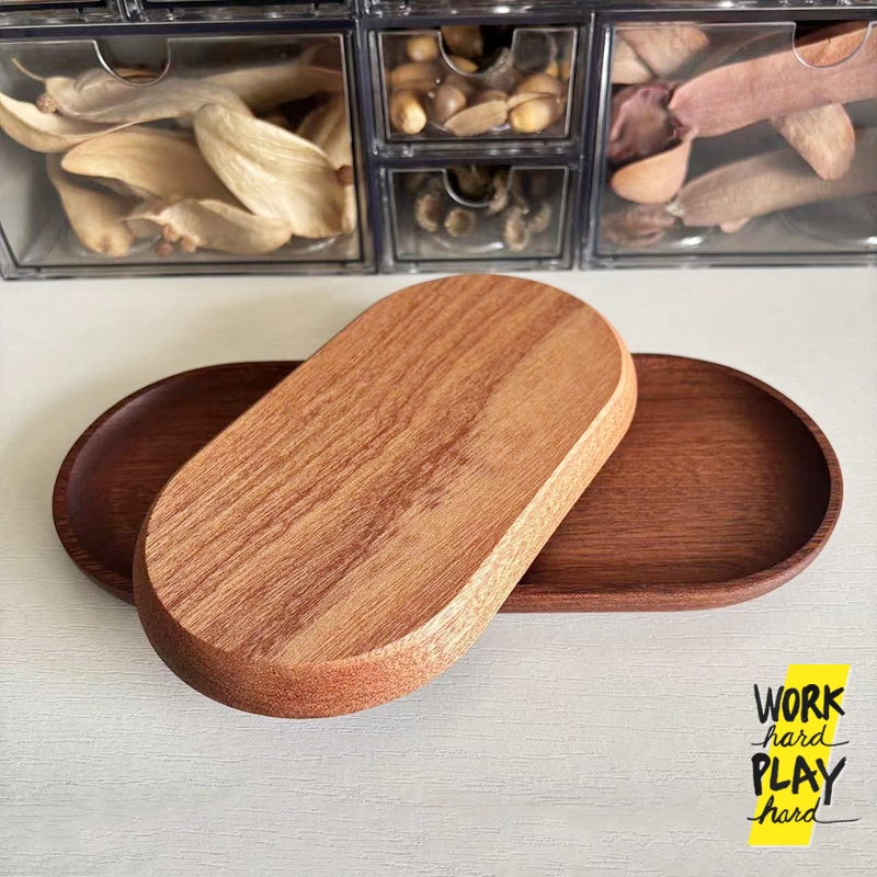 WHPH Shop ถาดไม้ มินิมอล ถาดไม้วางของ สไตล์ญี่ปุ่น เรียบง่าย สําหรับร้านอาหาร ร้านกาแฟ ขายบน Amazon - รูปที่ 5