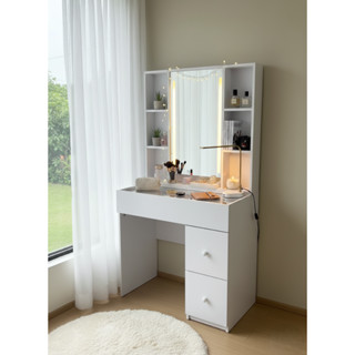 🔥ราคาถูก🔥Hawa 90 Furniture โต๊ะเครื่องแป้งเกาหลี สูง160 ขนาด…