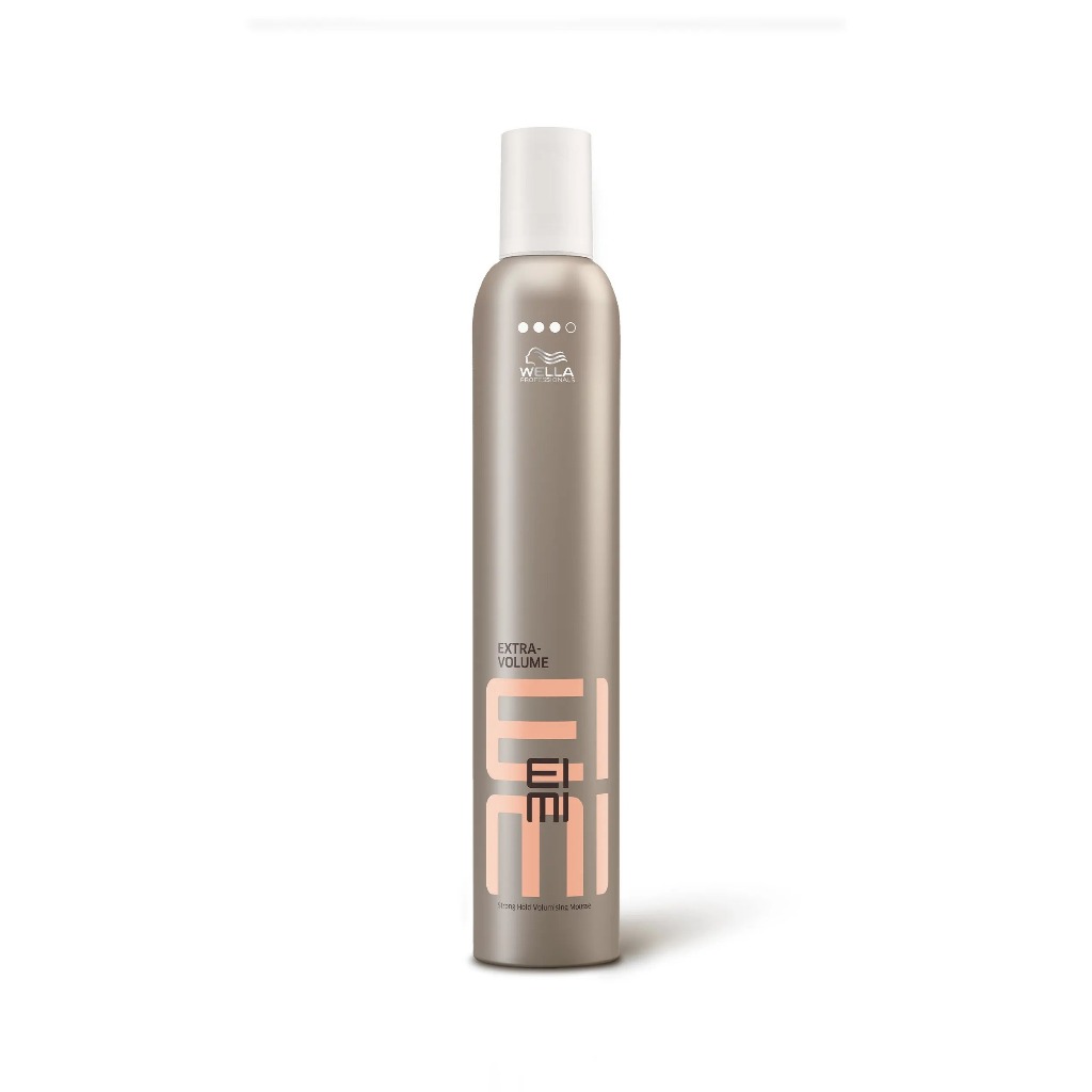 Wella EIMI Extra Volume - Strong Hold Volumizing Mousse 300ml มูสจัดแต่งลอนผมดัด ชนิดเพิ่มโวลุ่ม อยู