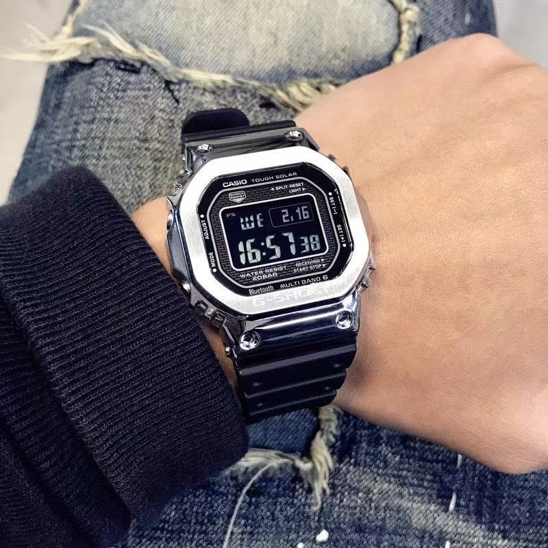 แท้ศูนย์ นาฬิกา CASIO G-SHOCK รุ่น GMW-B5000 GMW-B5000PC-1D 000 GMW-B5000D-3 ประกันศูนย์ 1 ปี