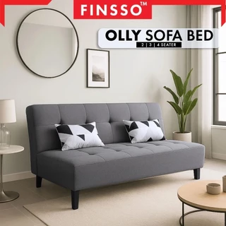 🏮รับประกัน 1 ปี🏮FINSSO: โซฟา โซฟาเบด โซฟาสามารถพับลงเป็นเตียงได้ นอนได้ 3 ระดับ 2-in-1 (OLLY โซฟาเบดพับได้)/ โซฟาปรับนอน