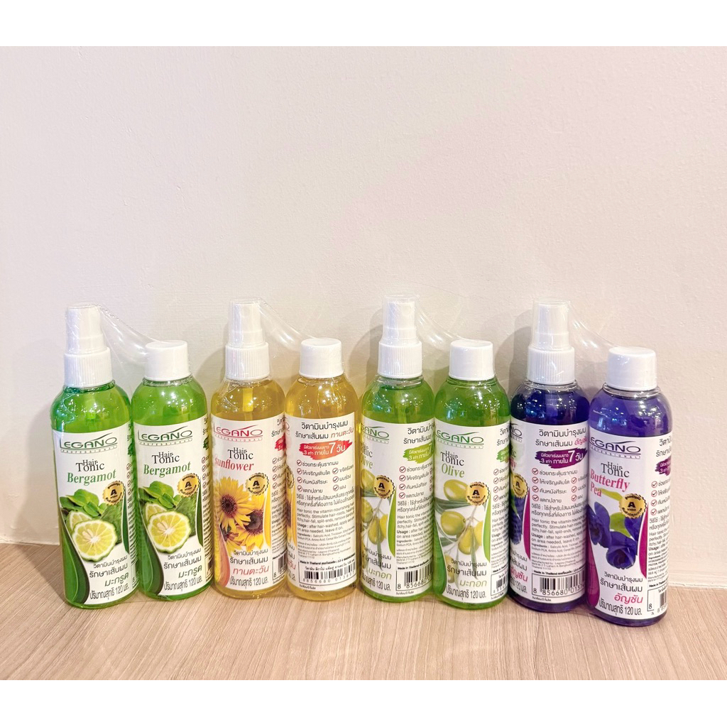 📌แพ็คคู่สุดคุ้ม📌 Legano hair tonic ลีกาโน่วิตามินบำรุงผมรักษาเส้นผม ขนาด120มลมี4กลิ่น